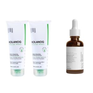 See lit niacinamide + "2" kolanog facial wash