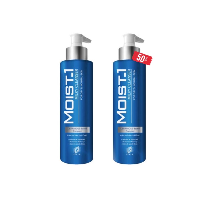 Moist-1 Milky Cleanser 1+1 50% off