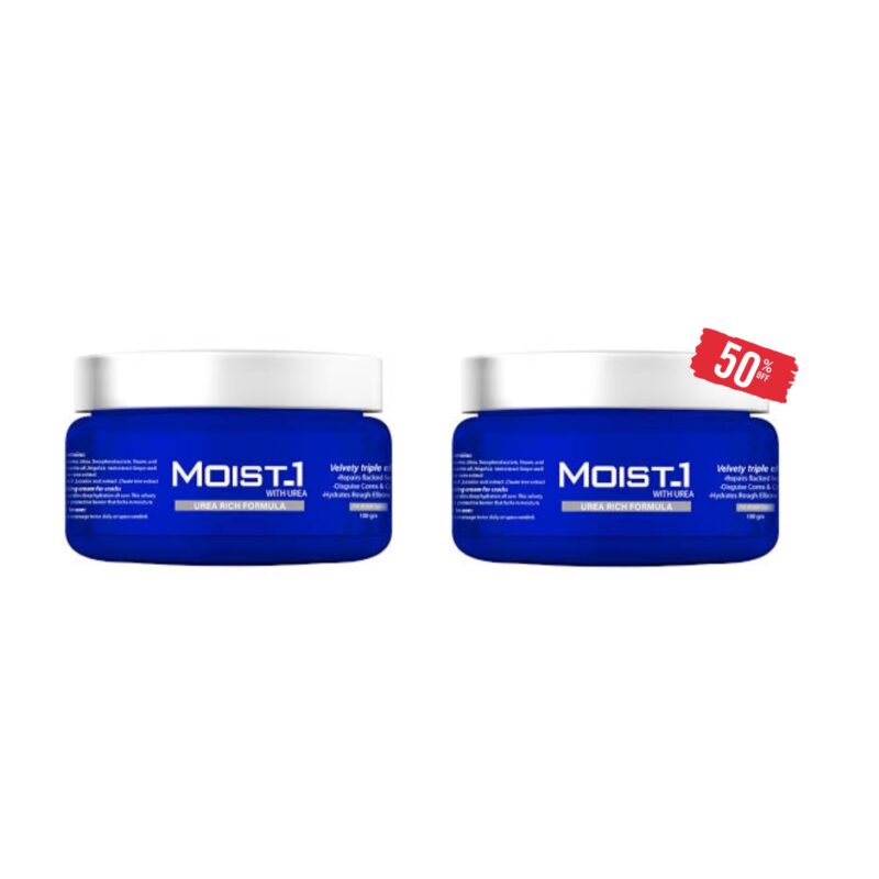 Moist-1 Cream with Urea 100gm 1+1 50% off