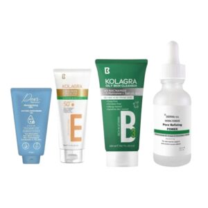 oily skin offer (kolagra cleanser +Derma 10 niacinamide + kolagra sunscreen gel + Dear Gel moistrizer 60g)