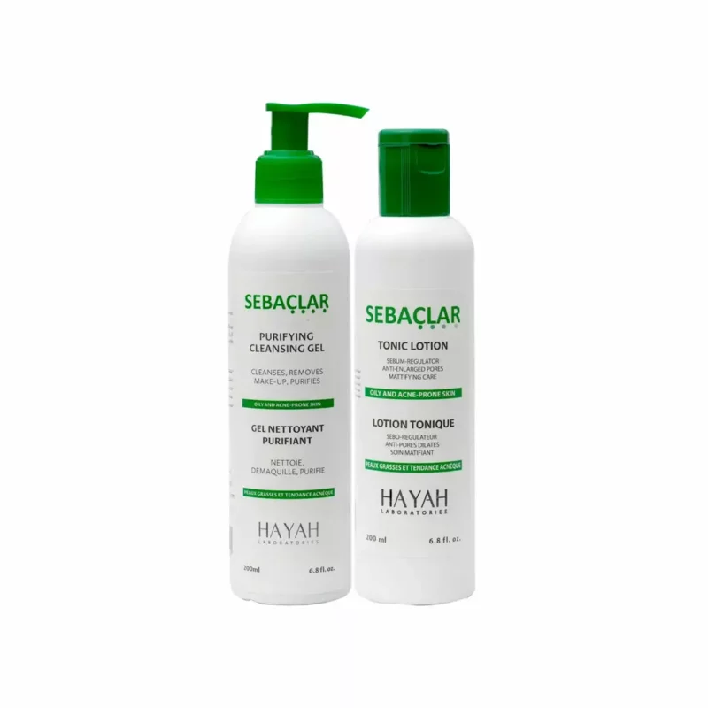 Sebaclar oily skin routine kit ( Sebaclar cleanser + toner )