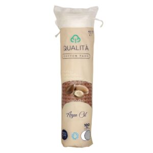 Qualita Cotton Pads Argan Oil Double Face - 100Pcs‏