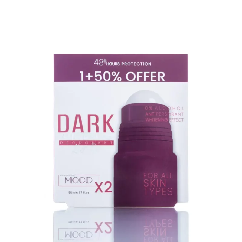 MOOD DARK WHITENING DEODORANT ROLL ON OFFER 1+50% 50ML