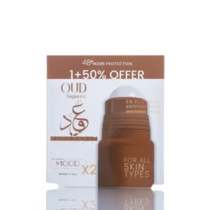 MOOD OUD WHITENING DEODORANT ROLL ON OFFER 1+50% 50ML