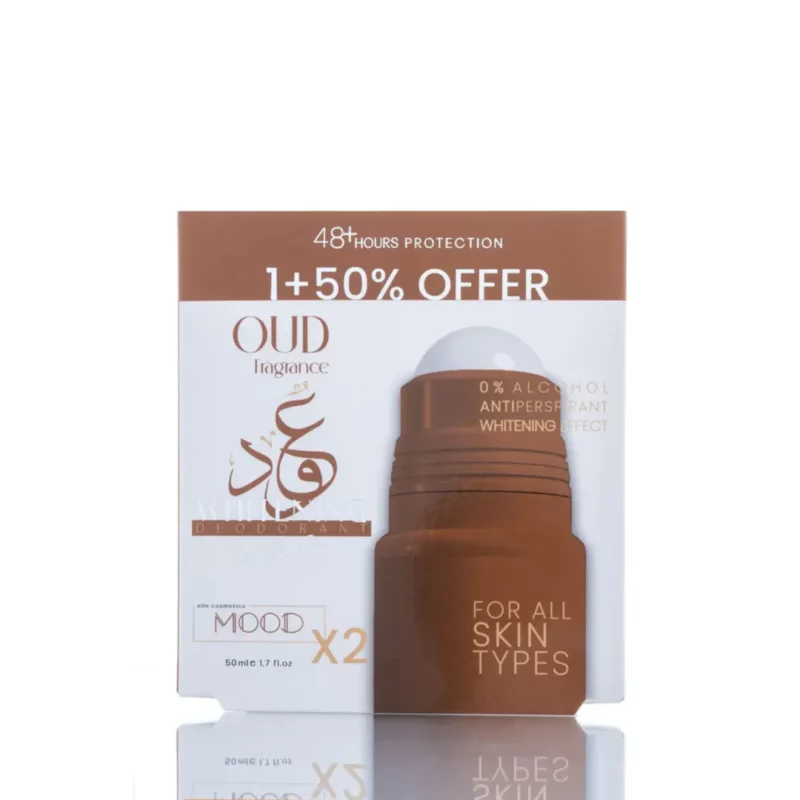 MOOD OUD WHITENING DEODORANT ROLL ON OFFER 1+50% 50ML