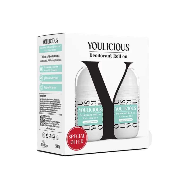 YOULICIOUS Roll-On Deodorant Promo Pack - Fragrance Free