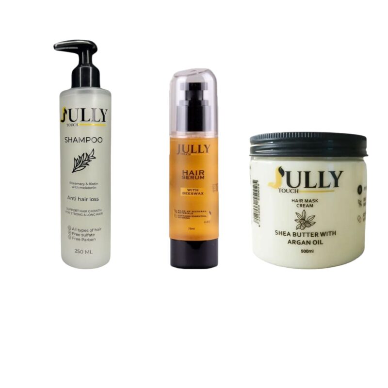 jully Offer ( Hair serum + Hair mask + Shampoo 250ml )