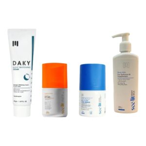 See lit Offer ( Sunscreen Lotion + Roll On Cool Breeze +Body Milk 200ml + Daky Night )