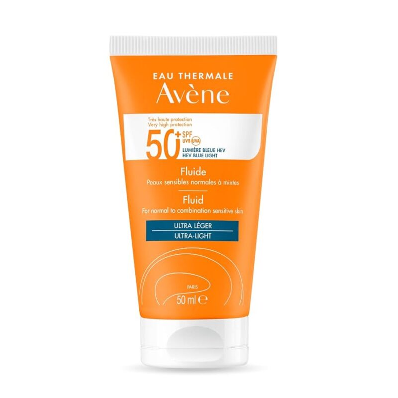 AVENE SUN FLUID SPF50+ FOR NORMAL TO COMBINATION SENSITIVE SKIN 50ML