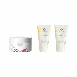 Nobel's choice exfoliating gel 70gm ×2 Nobel's choice Body Scrub ×1