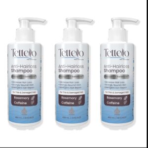 OFFER Tettello Anti Hair Loss Shampoo 400ml (2+1)