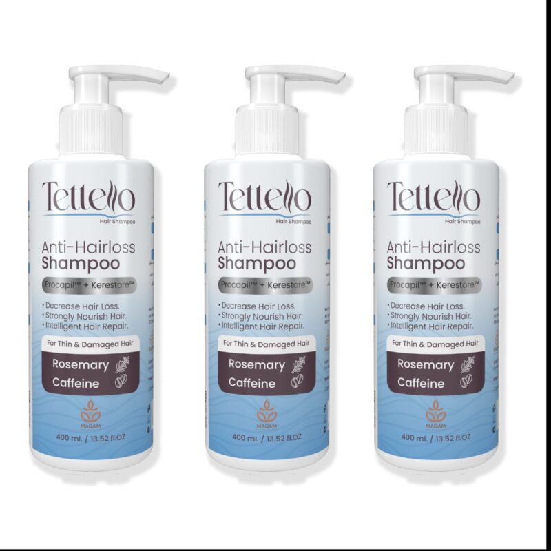 OFFER Tettello Anti Hair Loss Shampoo 400ml (2+1)