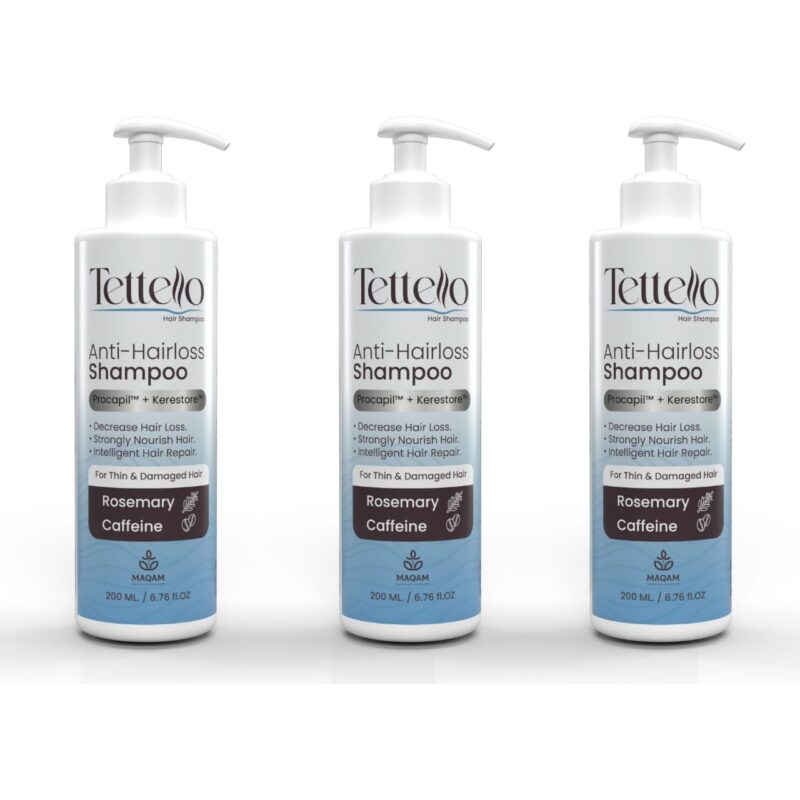 OFFER Tettello Anti Hair Loss Shampoo 200ml (2+1)