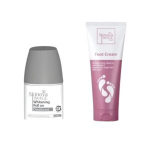 Skinova ( foot cream + Roll On Fragrance Free )
