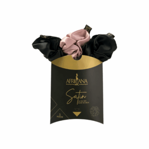 Africana Luxury Satin Scrunchies 3 Peices ‏