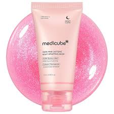 MEDICUBI PDRN PINK CAFFEINE NIGHT WRAP PING MASK 75 ML