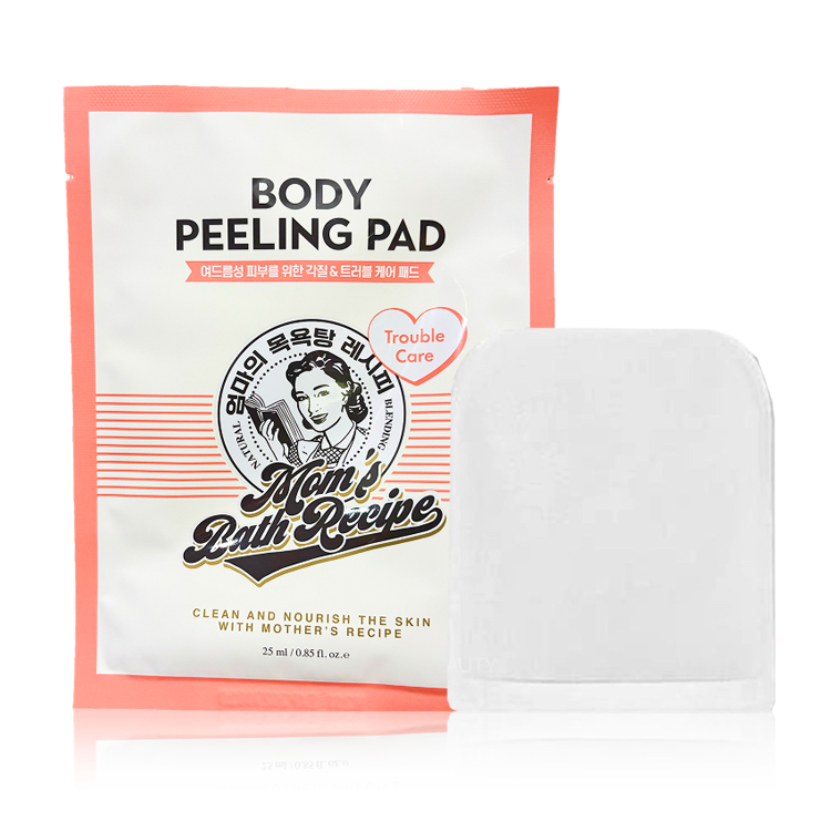 Mom's Bath Recipe Body Peeling Pad Trouble (Orange)