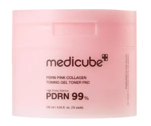 Medicube PDRN Pink Collagen Toning Gel Toner Pads