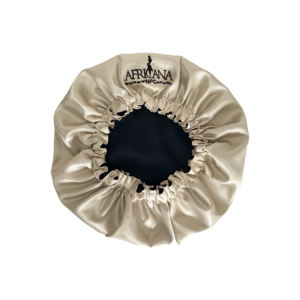 Africana Luxury Satin Bonnet (Silver)