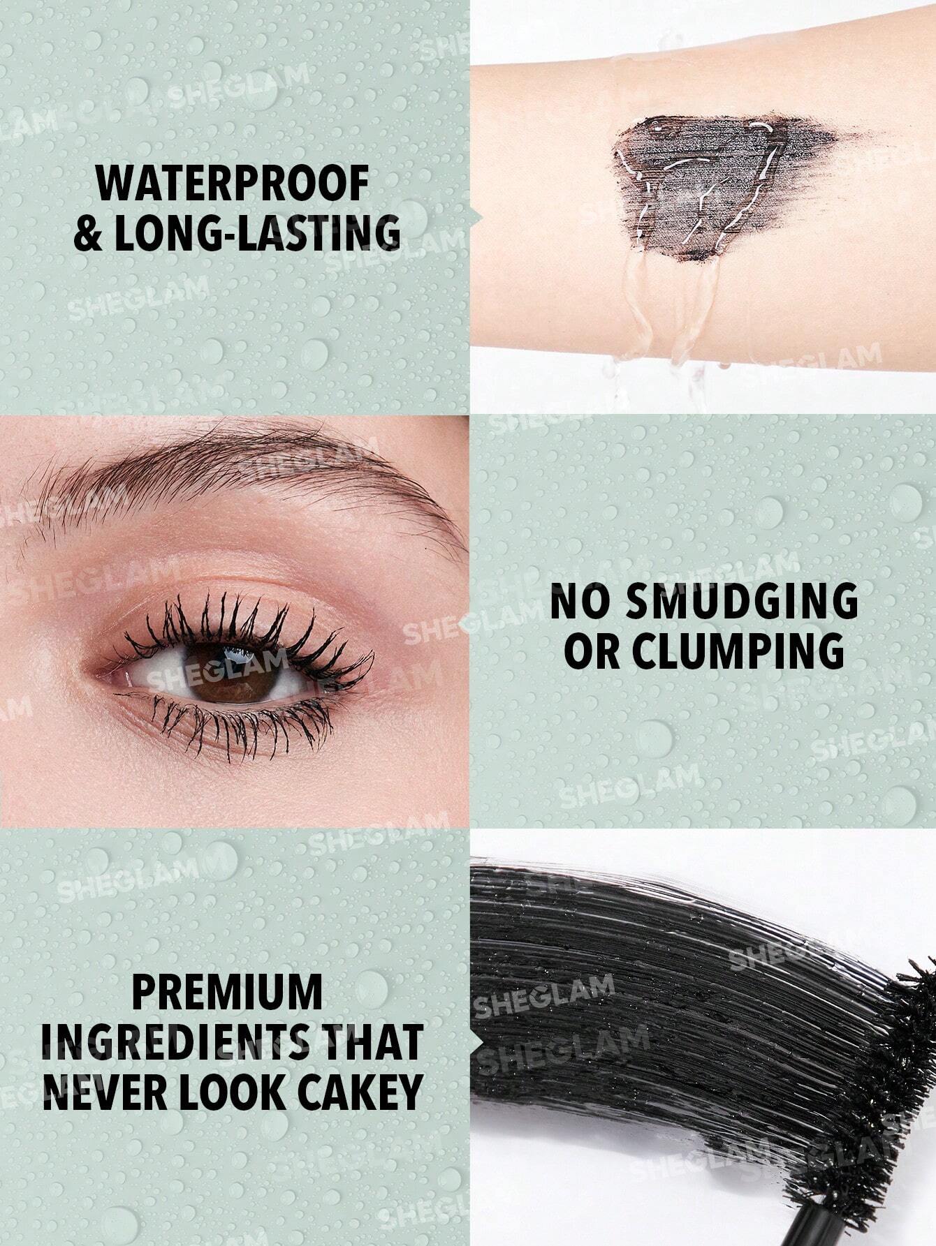 Sheglam All-In-One Volume & Length Mascara Water Proof Black. - Image 5