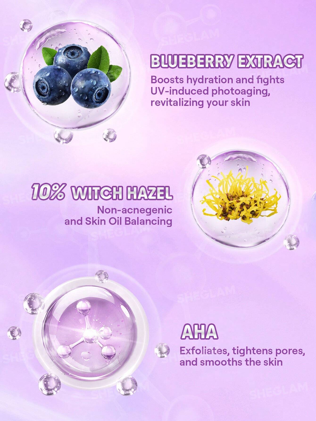 Good Grip Hydrating Primer-Blueberry+AHA-Travel Size. - Image 2