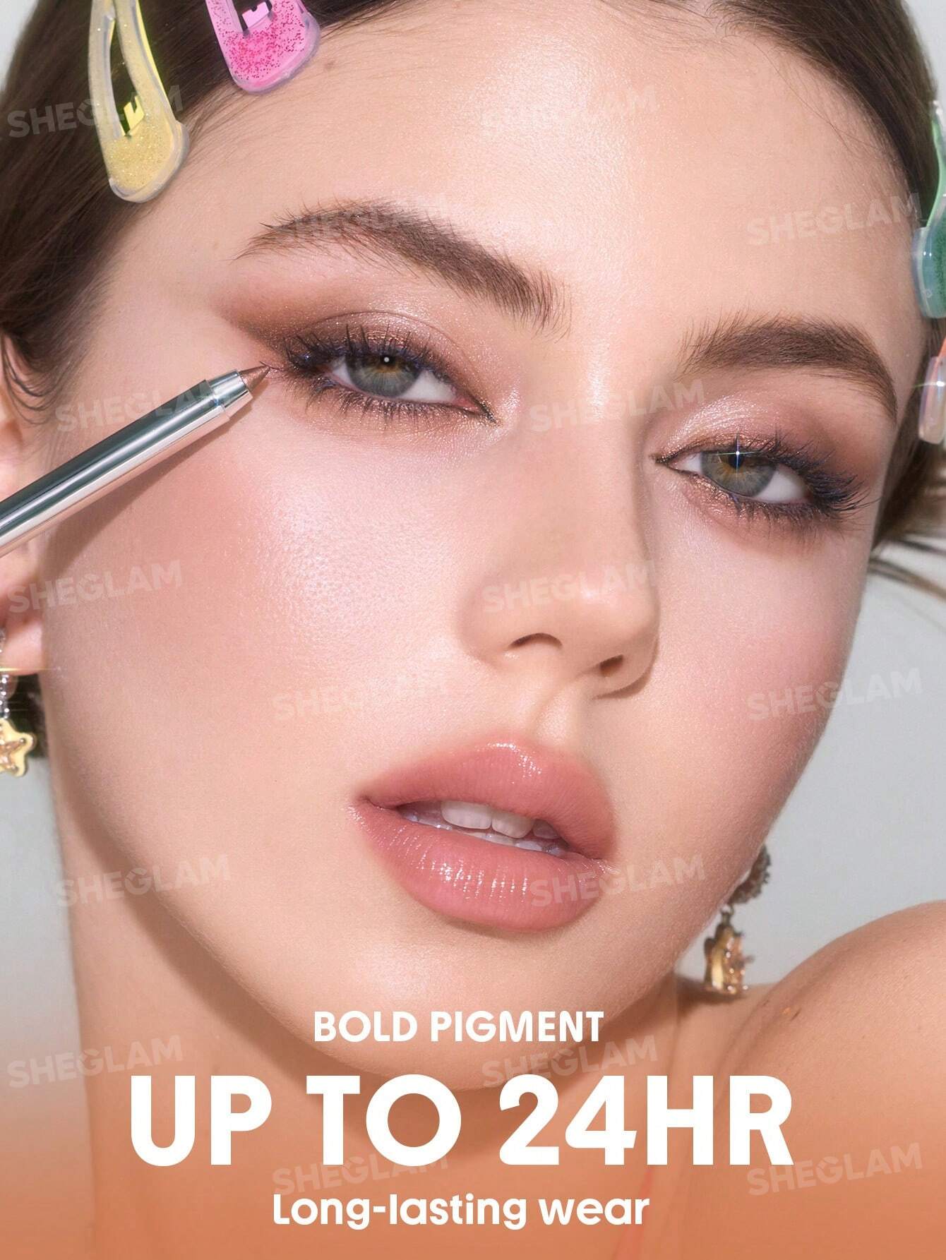 Boldline Longwear Multi-Function Gel Liner-Metallic Brown. - Image 4