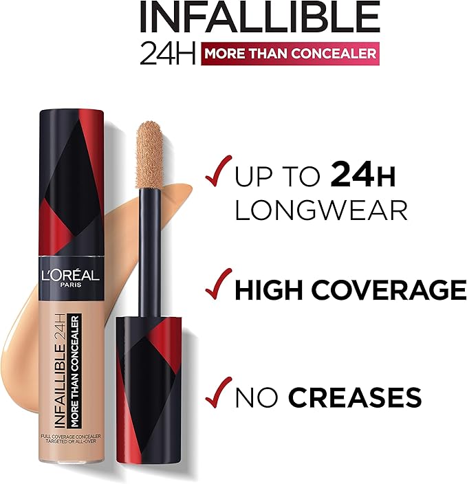 L’Oréal Paris Infallible Full Wear Concealer Waterproof 327 Cashmere - Image 3
