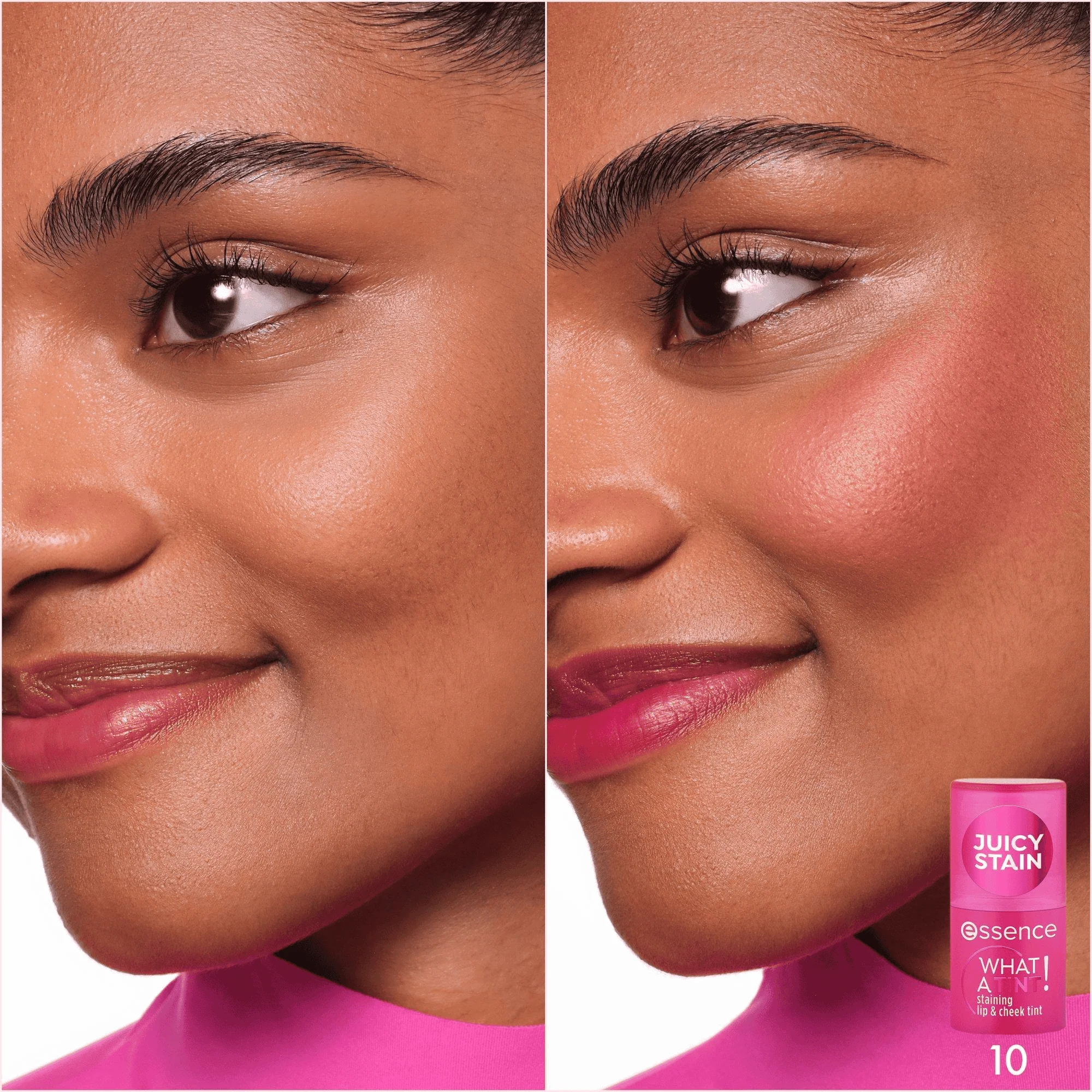 Essence What A Tint! Staining Lip & Cheek Tint 10 Raspberry Vibes. - Image 3