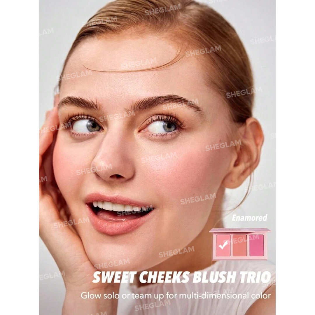 Sweet Cheeks Blush Trio-Enamored. - Image 2