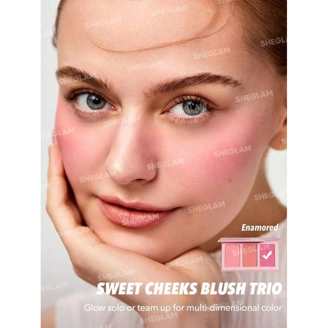 Sweet Cheeks Blush Trio-Enamored. - Image 3