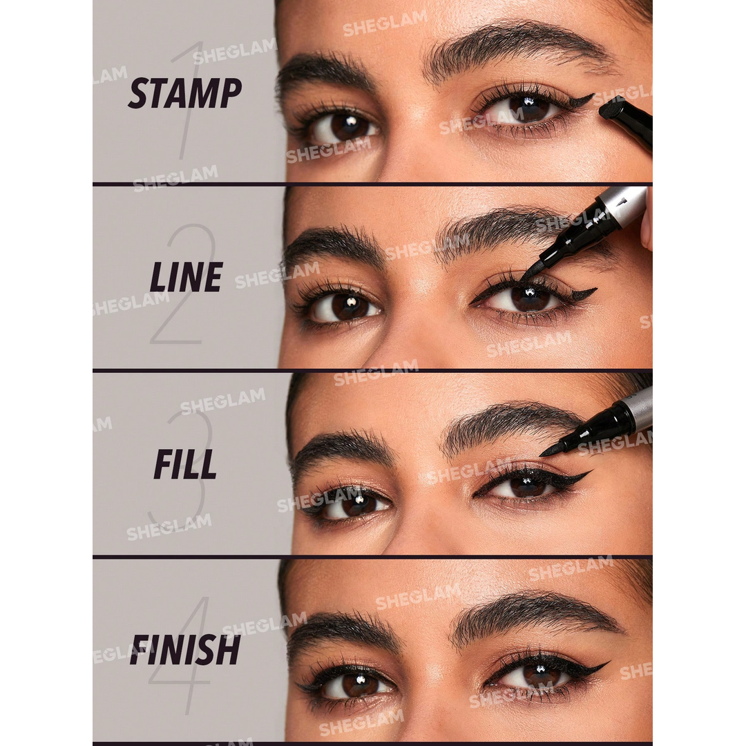 Sheglam Wing It Waterproof Liner Duo-Brown. - Image 2