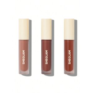 Sheglam Matte Allure Mini Liquid Lipstick Set-Nude Beach.