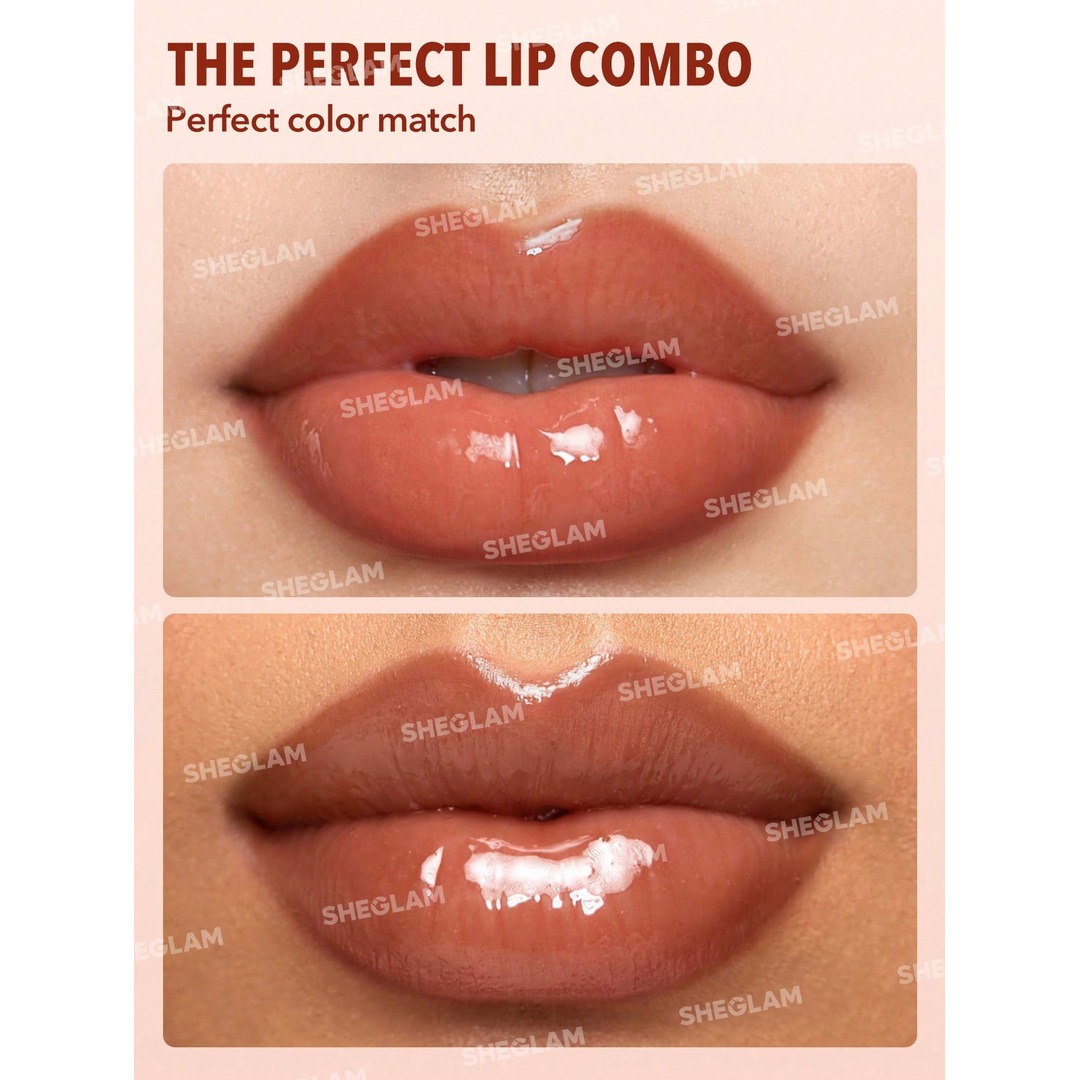 Sheglam Lip Rules Liner & Gloss Pen-Golden Rule. - Image 2