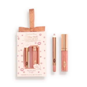 Charlotte Tilbury Mini Pillow Talk Fair Glossy Lip Duos.