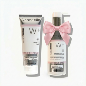 Dermaelle HyaluWhite ( Sensitive Area Cream + Brightening Feminine Wash 200ML )