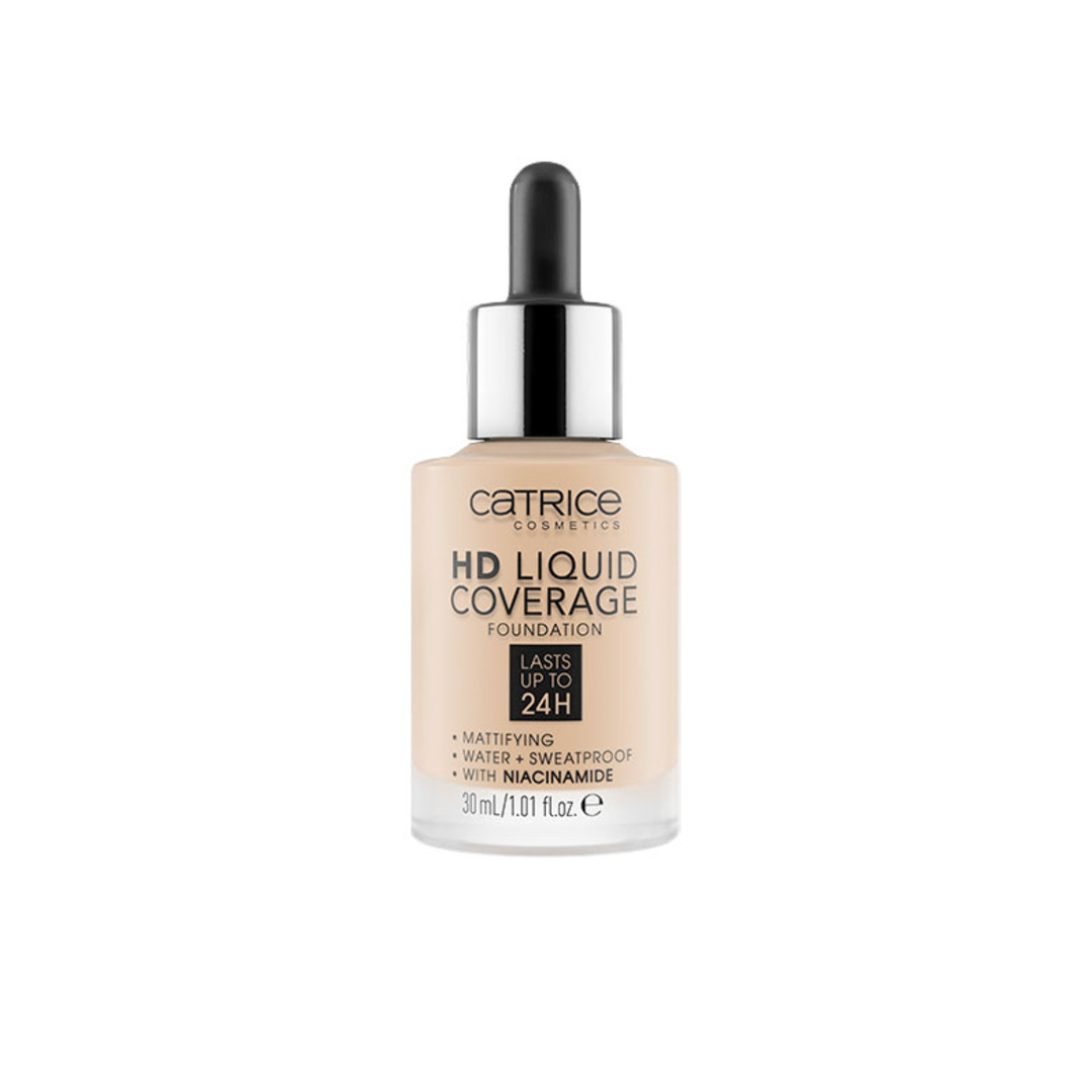 Catrice Foundation HD Liquid Coverage : 010 Light Beige.
