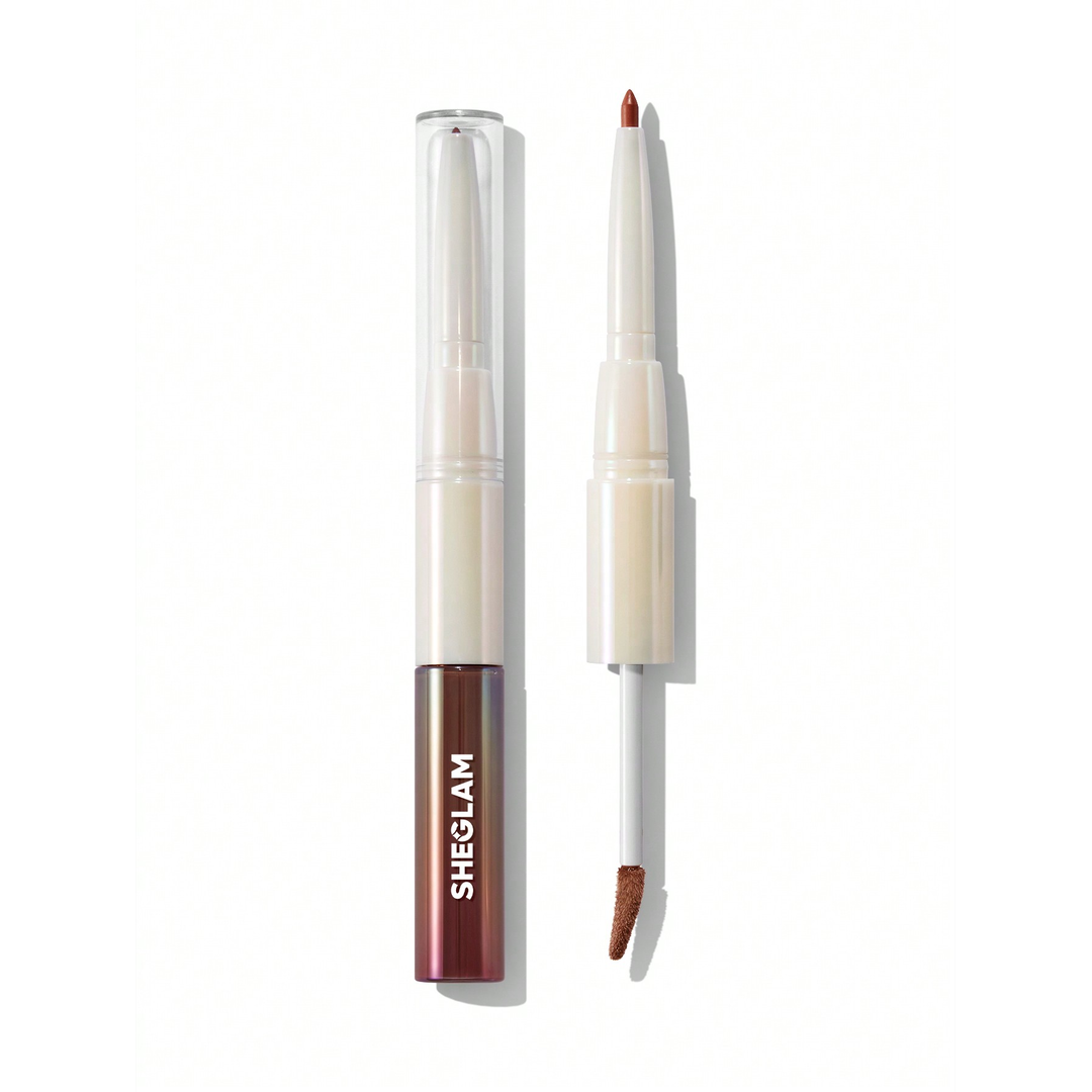 Sheglam Lip Rules Liner & Gloss Pen-By The Book.