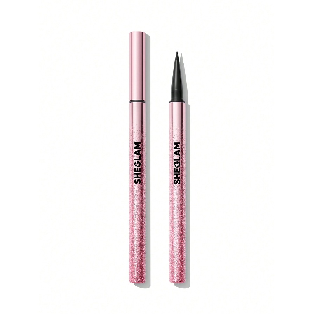 Sheglam Rosé Line & Define Waterproof Liquid Eyeliner-Black.