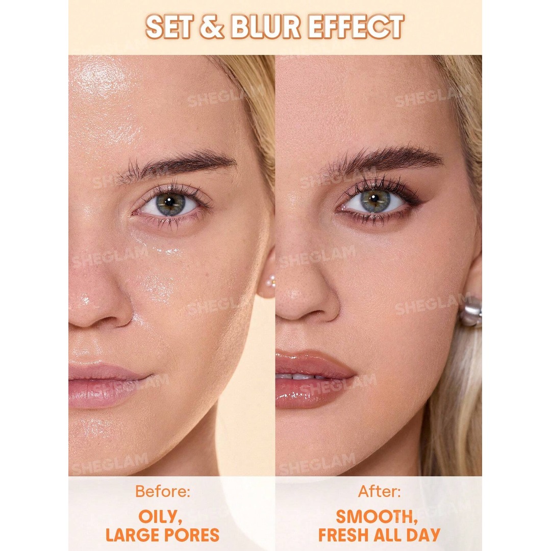 Sheglam Insta-Ready Ultra-Fine Blur & Lift Setting Powder Duo-Translucent. - Image 2