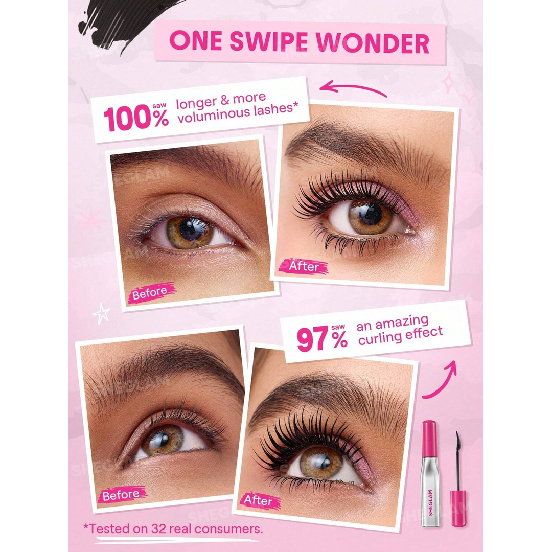 Sheglam Lashlighter Up & Out Mascara Black. - Image 2