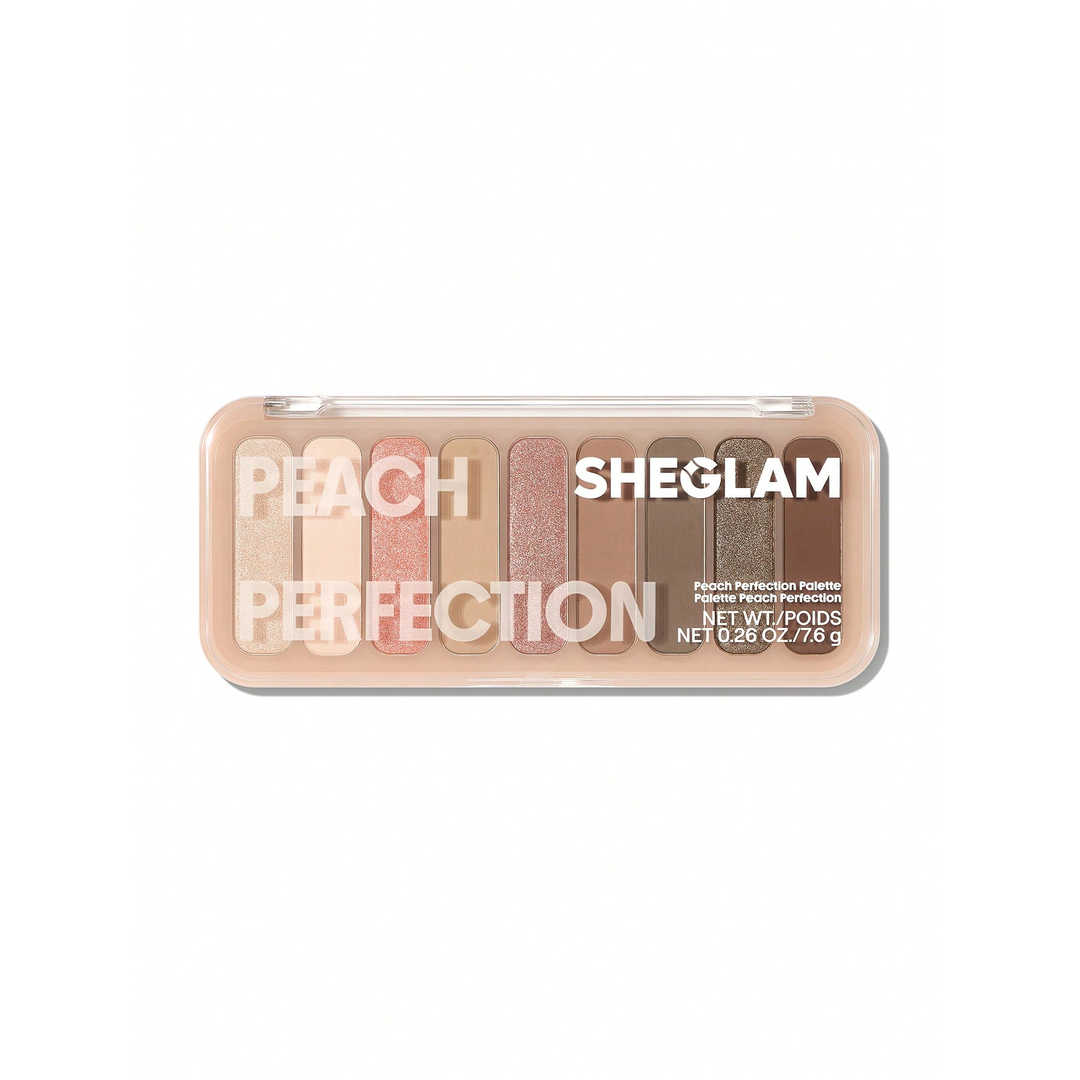 Sheglam Peach Perfection Eyeshadow Palette.