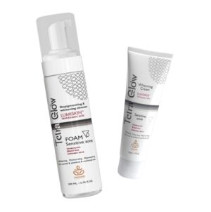 Tetra Glow Sensitive Zone ( Foam Cleanser + Whitening Cream )