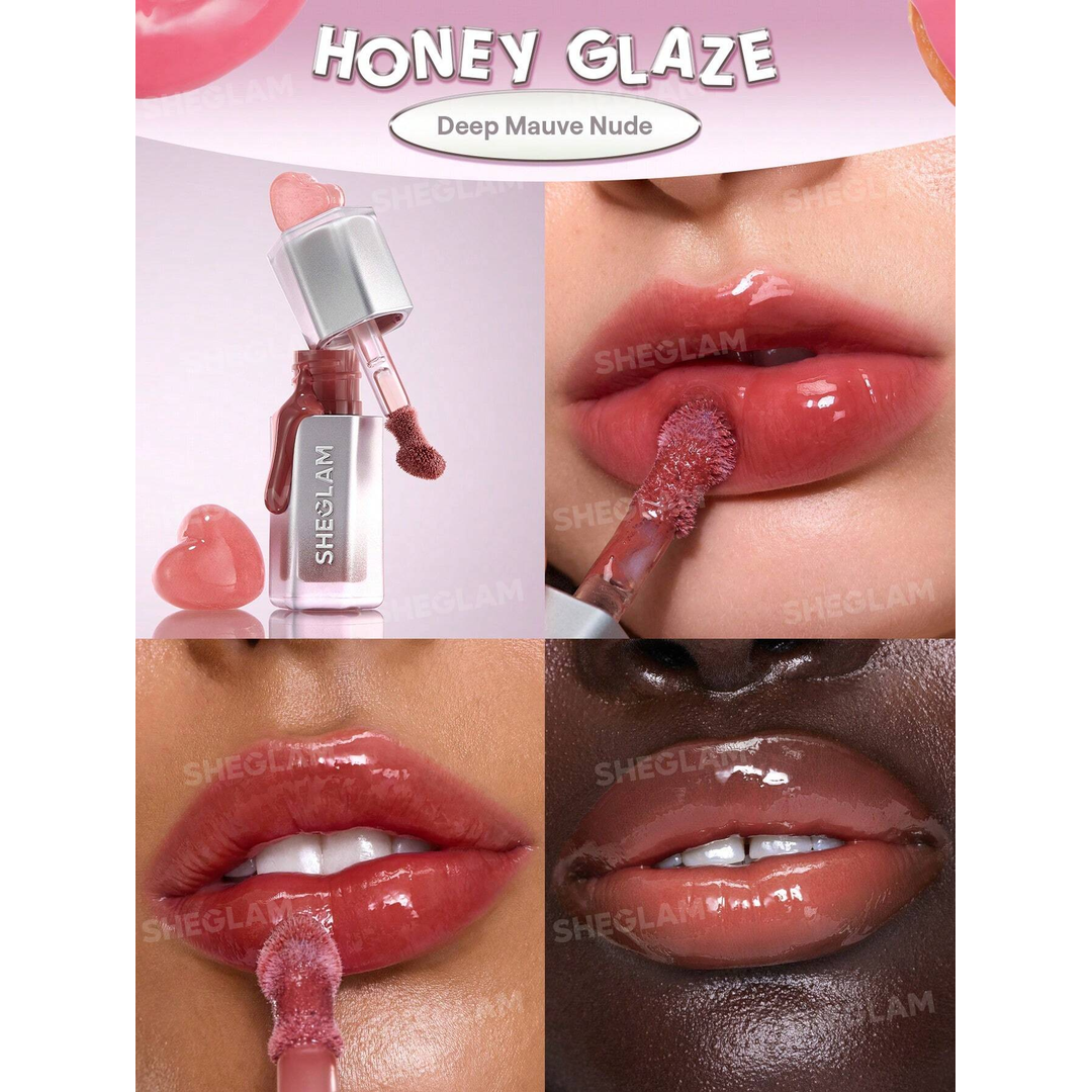 Sheglam Glass Lock Air Gloss-Honey Glaze. - Image 2