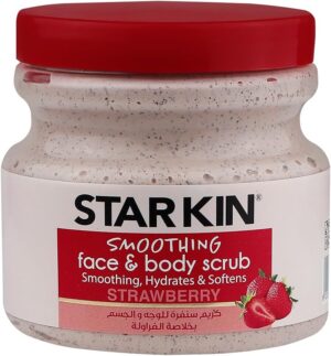 Starkin Smoothing Face & Body Scrub, Strawberry, 300g