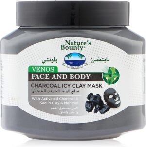 Nature's Bounty Venos Charcoal Icy Clay Face Mask 300 ml