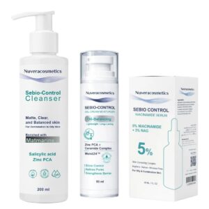 Nuvera Routine ( Cleanser +Moisturizer + Niacinamide )