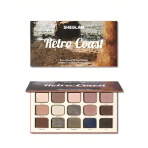 Sheglam Retro Coast 15-Pan Eyeshadow Palette.