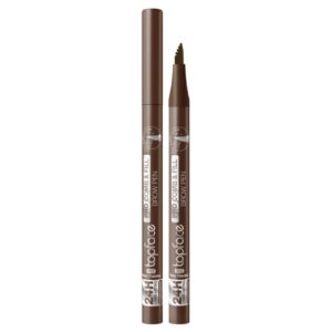 Topface Pro Comb and Fill Brow Pen 002 Deep Chestnut.