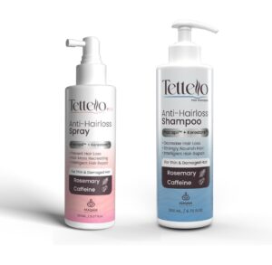 Tettello Anti-Hair Loss Routine ( Spray-PLUS + Shampoo )