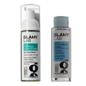 Glamy Lab Routine ( Foam Cleanser + Whitening Toner )
